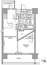 間取図画像 1LDK