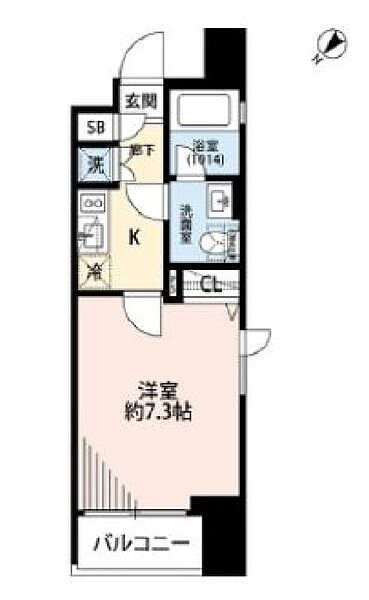 プレール・ドゥーク銀座東 1101｜東京都中央区築地６丁目(賃貸マンション1K・11階・23.63㎡)の写真 その2