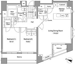 パークハビオ赤坂氷川町 1001 ｜ 東京都港区赤坂６丁目6-17（賃貸マンション2LDK・10階・97.28㎡） その2