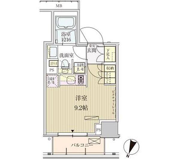 パークアクシス赤坂見附 507｜東京都港区赤坂３丁目(賃貸マンション1R・5階・25.06㎡)の写真 その2