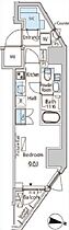 バウスフラッツ品川キャナルサイド 1501 ｜ 東京都港区港南２丁目11-3（賃貸マンション1R・15階・26.59㎡） その2