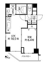 麻布十番レジデンス 203 ｜ 東京都港区南麻布１丁目16-3（賃貸マンション1LDK・2階・41.05㎡） その2