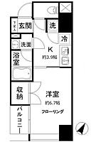 ウエストテラス汐留 401 ｜ 東京都港区新橋５丁目13-6（賃貸マンション1K・4階・25.29㎡） その2