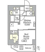 ブリックレジデンス南青山（BRICK RESIDENCE南青 1102 ｜ 東京都港区南青山７丁目10-9（賃貸マンション1DK・11階・30.36㎡） その2