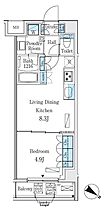 ライズ代々木III 402 ｜ 東京都渋谷区代々木１丁目8-2（賃貸マンション1K・6階・33.41㎡） その2