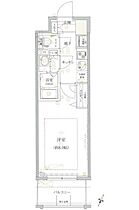 クレイシア芝浦 602 ｜ 東京都港区芝浦１丁目11-6（賃貸マンション1K・6階・25.66㎡） その2