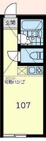 神奈川県横浜市西区御所山町(賃貸アパート1R・2階・14.28㎡)の写真 その3