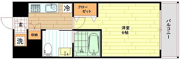 大阪府大阪市都島区都島南通2丁目(賃貸マンション1K・5階・20.23㎡)の写真 その2