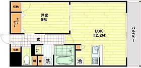 大阪府大阪市旭区高殿7丁目（賃貸マンション1LDK・1階・40.24㎡） その2