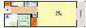 大阪府大阪市城東区蒲生1丁目（賃貸マンション1K・4階・26.40㎡） その2