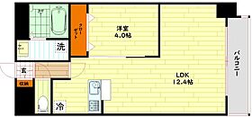 大阪府大阪市北区本庄西2丁目（賃貸マンション1LDK・2階・37.43㎡） その2