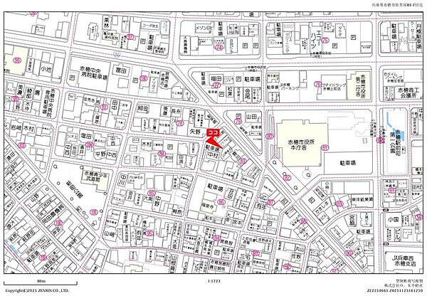 地図を拡大表示