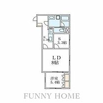 東京都目黒区平町2丁目（賃貸マンション1LDK・1階・43.61㎡） その2