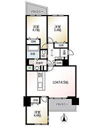 間取図画像 3LDK