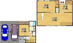 PASSAGE　REPOSER（パサージュルポゼ） a ｜ 福岡県久留米市野中町672-1（賃貸一戸建3LDK・1階・116.93㎡） その2