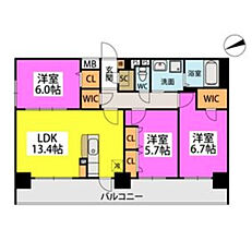 (仮)イーストガーデン久留米本町  ｜ 福岡県久留米市本町12-28（賃貸マンション3LDK・6階・74.90㎡） その2