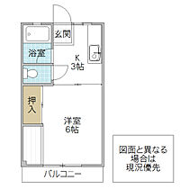 すずらんハイツ 102号室 ｜ 茨城県水戸市渡里町（賃貸アパート1K・1階・24.75㎡） その2