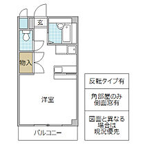 グランクレール 1番館 303号室 ｜ 茨城県水戸市堀町（賃貸マンション1R・3階・24.27㎡） その2