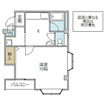 グランパルAZ  V 301号室 ｜ 茨城県水戸市堀町（賃貸マンション1K・3階・35.71㎡） その2