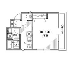 東京都中野区本町６丁目（賃貸アパート1K・1階・26.91㎡） その2