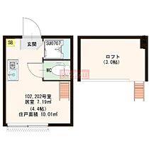 東京都中野区本町４丁目（賃貸アパート1R・1階・10.01㎡） その1