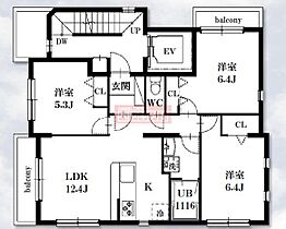 東京都杉並区高円寺南２丁目（賃貸マンション3LDK・2階・64.23㎡） その2