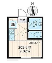 高円寺プレイス 207 ｜ 東京都杉並区高円寺北１丁目（賃貸アパート1R・2階・13.51㎡） その2