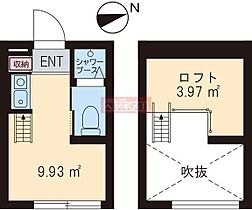 ＭＡＲＵＩ ＴＯＣＬＵＳ 西荻窪 113 ｜ 東京都杉並区西荻北３丁目（賃貸アパート1R・1階・9.93㎡） その2