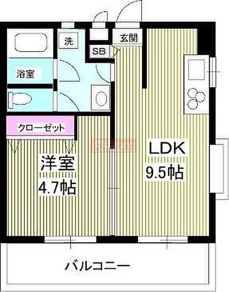 第1ビューラー方南 303｜東京都杉並区堀ノ内２丁目(賃貸マンション1LDK・3階・30.00㎡)の写真 その2