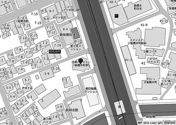 地図を拡大表示