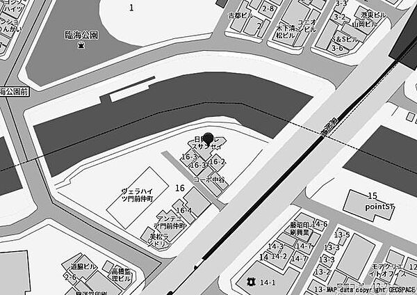 地図を拡大表示
