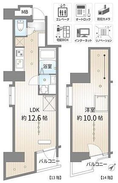間取りを拡大表示