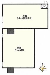 サンサーラ第2吾妻橋 ワンルームの間取図画像
