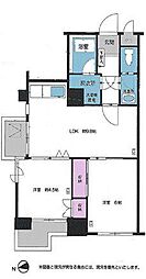 キャッスルマンション亀戸 2LDKの間取図画像