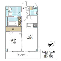 クレベール千束町 205号室 ｜ 茨城県土浦市千束町（賃貸マンション1LDK・2階・46.48㎡） その2