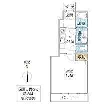 Villa Bell tree II 103号室 ｜ 茨城県石岡市東大橋（賃貸アパート1K・1階・31.57㎡） その2