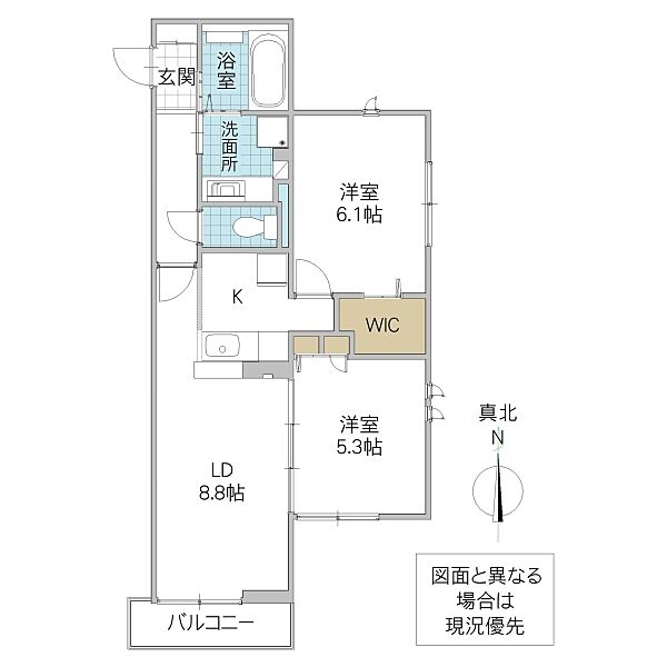 Lien KAISEI 301号室｜茨城県取手市ゆめみ野(賃貸アパート2LDK・3階・53.39㎡)の写真 その1