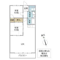 長塚マンション 305号室 ｜ 茨城県取手市戸頭（賃貸マンション2LDK・3階・55.00㎡） その2