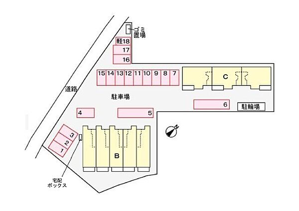 ウィステリア　B 101号室｜茨城県取手市米ノ井(賃貸アパート1LDK・1階・34.81㎡)の写真 その6