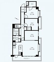 間取図画像 3LDK