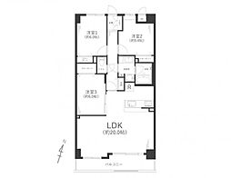 間取図画像 3LDK
