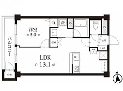 間取図画像 1LDK
