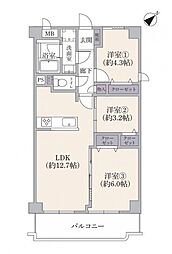 間取図画像 3LDK