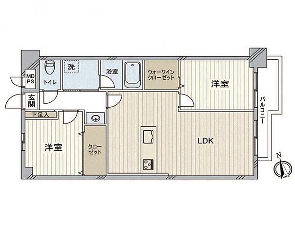 間取り オリエント丹野 11階/-