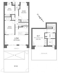 間取図画像 3SLDK