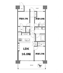 間取図画像 3LDK