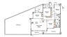 間取り：4LDK、専有面積100.93m2、南西向け、94.72ｍ2のルーフバルコニー付、最上階かつ角部屋で陽当り眺望良好です。