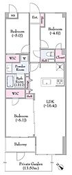 シティパル柿生 3LDKの間取図画像