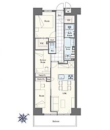 アンサンブル新中野 3LDKの間取図画像
