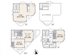 セボン吉祥寺 3LDKの間取図画像